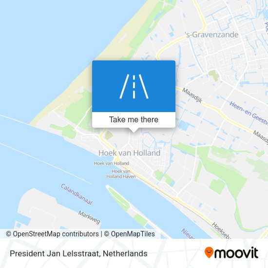 President Jan Lelsstraat map