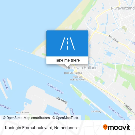 Koningin Emmaboulevard map