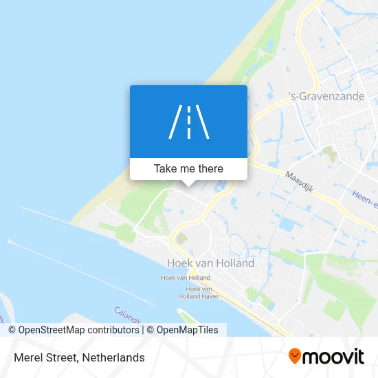 Merelstraat map