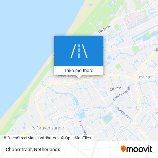 Choorstraat map
