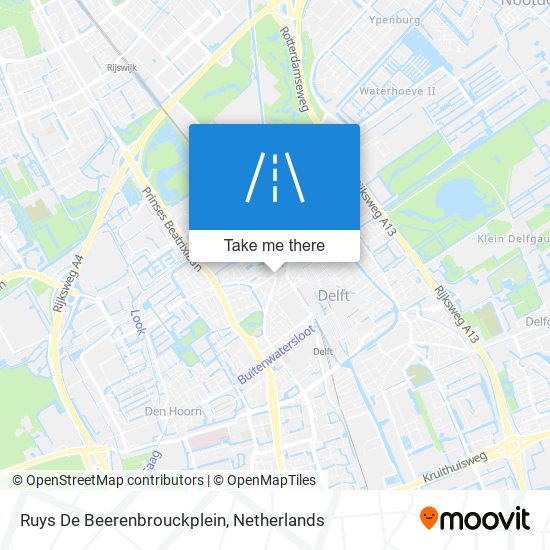 Ruys De Beerenbrouckplein map