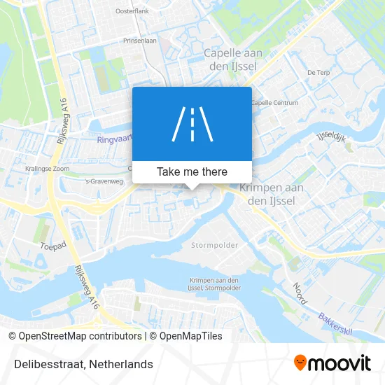 Delibesstraat map