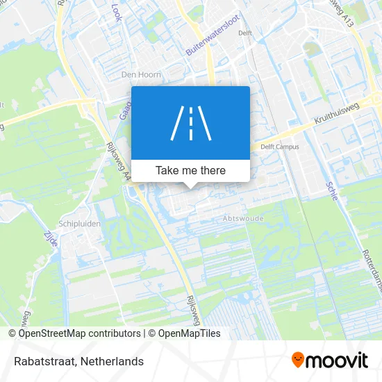 Rabatstraat map
