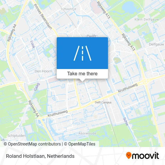 Roland Holstlaan Karte