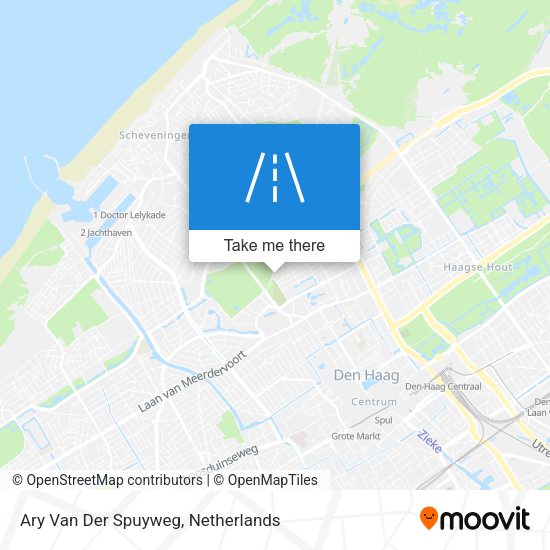 Ary Van Der Spuyweg map