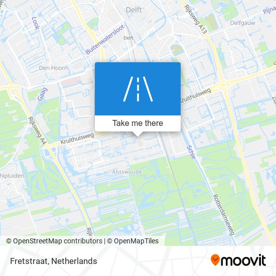 Fretstraat map