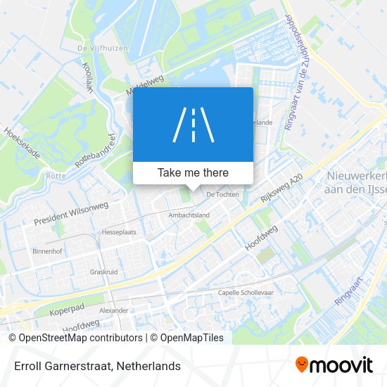 Erroll Garnerstraat map