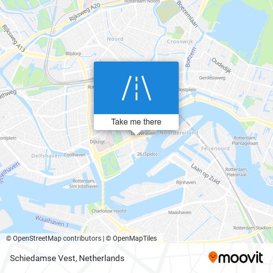 Schiedamse Vest map