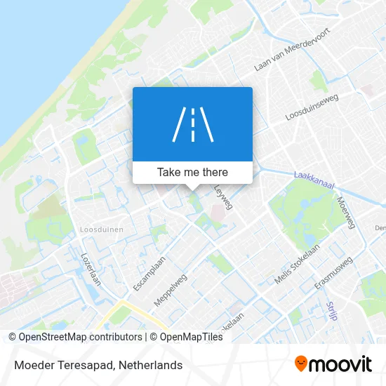 Moeder Teresapad map
