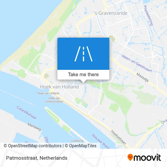 Patmosstraat map