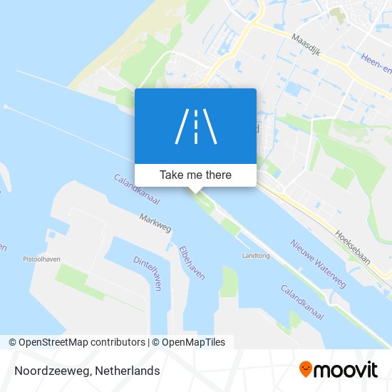 Noordzeeweg map