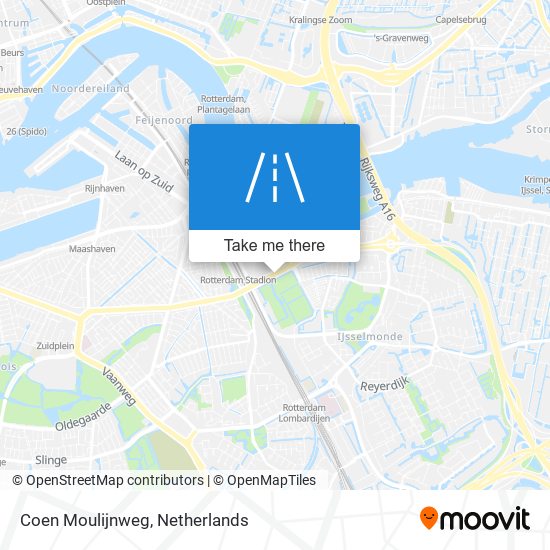 Coen Moulijnweg map