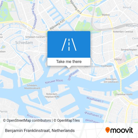 Benjamin Franklinstraat map