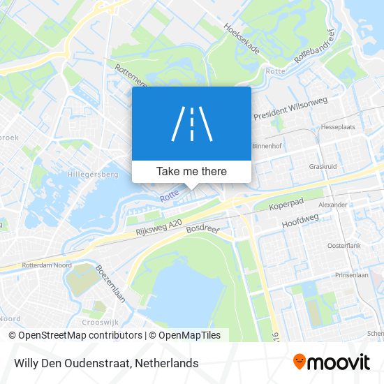 Willy Den Oudenstraat map