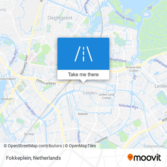 Fokkeplein map