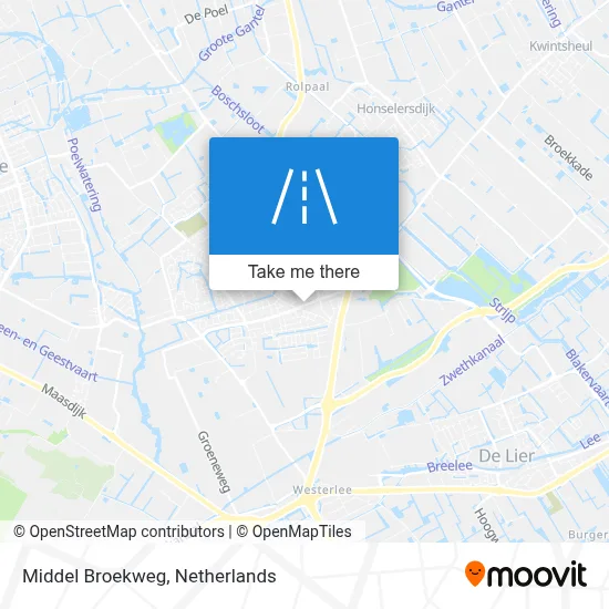 Middel Broekweg map