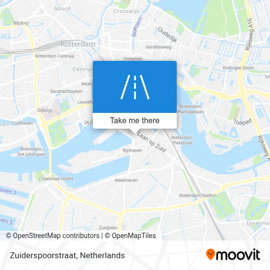 Zuiderspoorstraat map