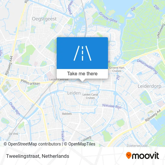 Tweelingstraat map