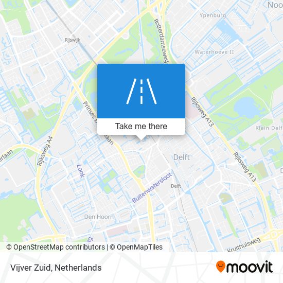 Vijver Zuid map