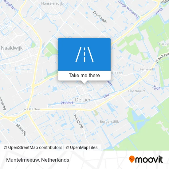Mantelmeeuw map