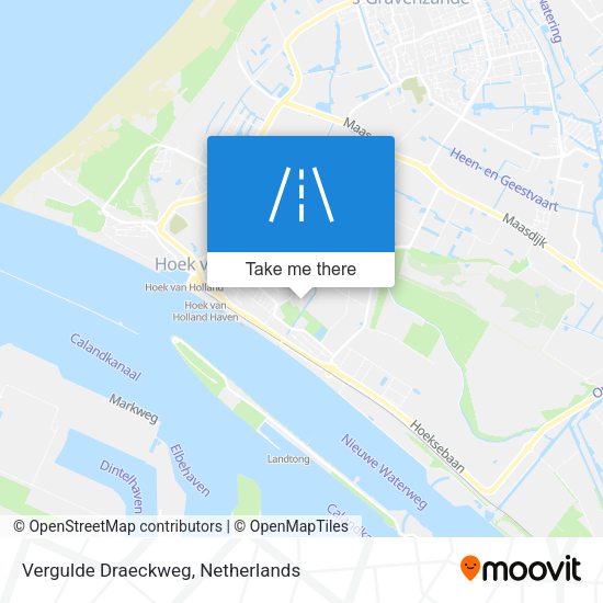 Vergulde Draeckweg map