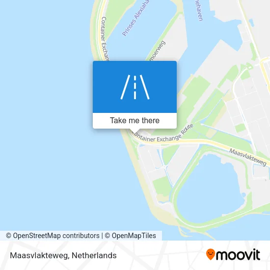 Maasvlakteweg map