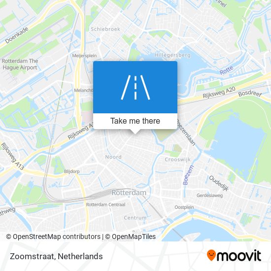 Zoomstraat map