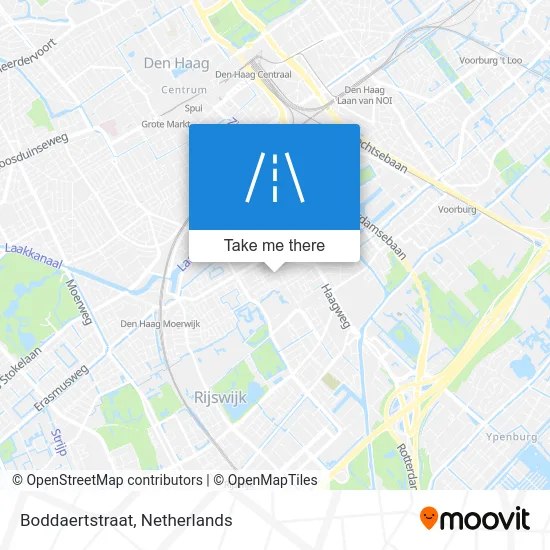 Boddaertstraat map