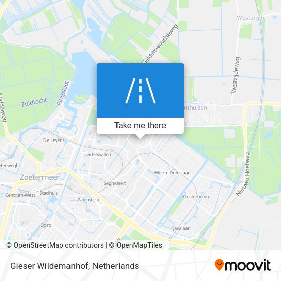 Gieser Wildemanhof map