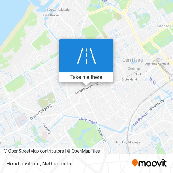 Hondiusstraat map
