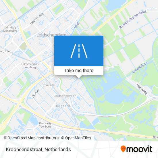 Krooneendstraat map