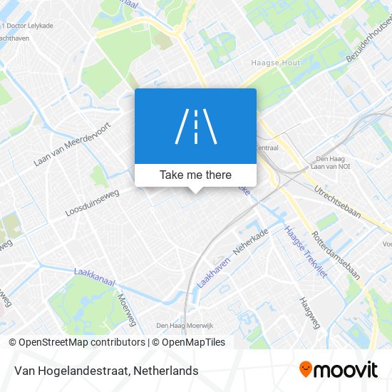 Van Hogelandestraat map