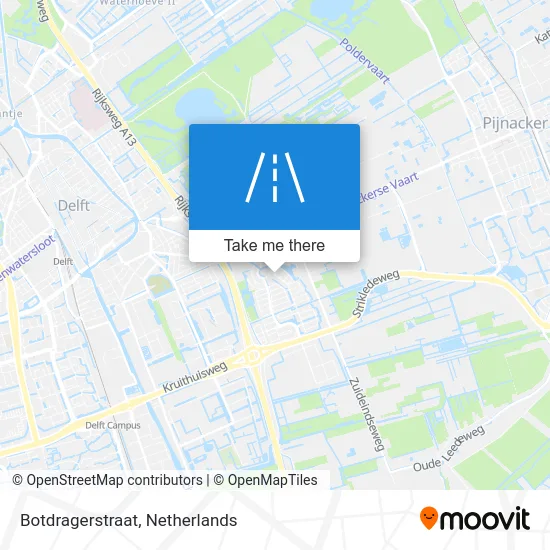 Botdragerstraat map