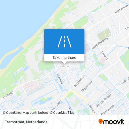 Tramstraat map