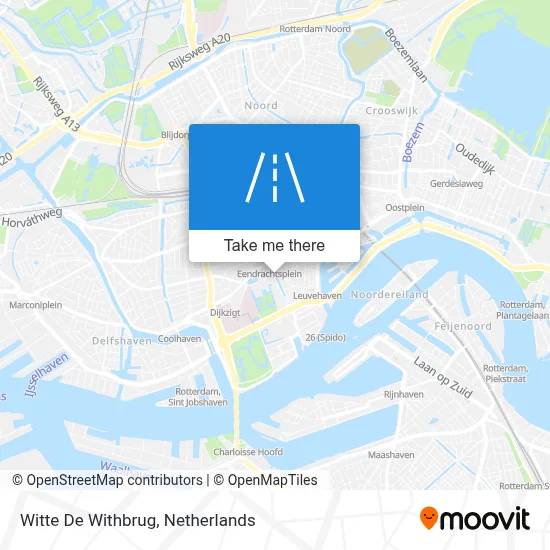 Witte De Withbrug map