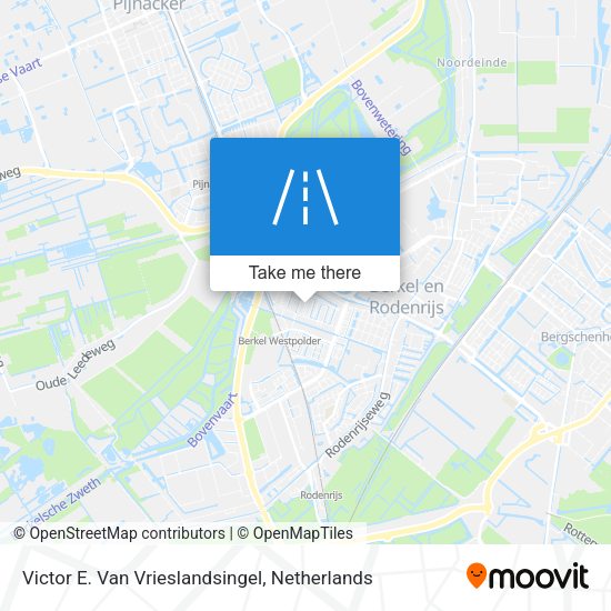 Victor E. Van Vrieslandsingel map