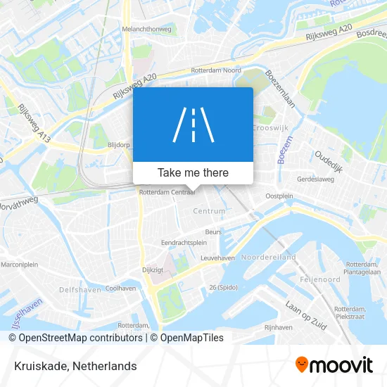 Kruiskade map