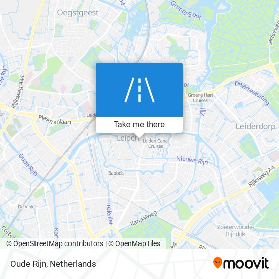 Oude Rijn map