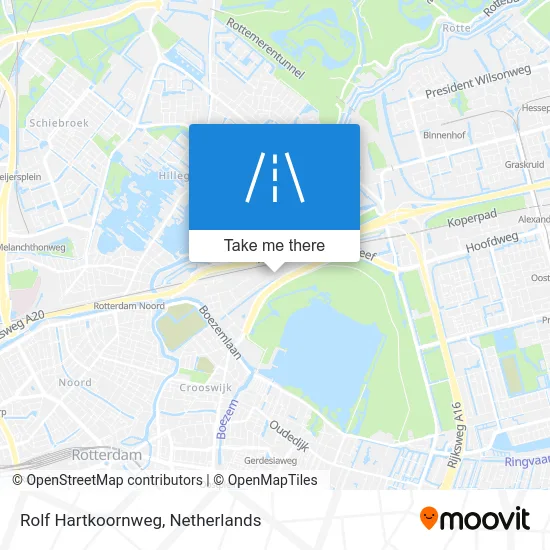 Rolf Hartkoornweg map