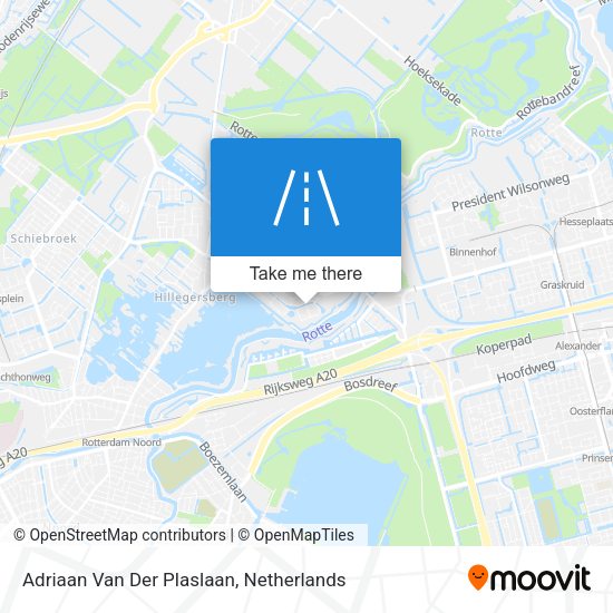 Adriaan Van Der Plaslaan map