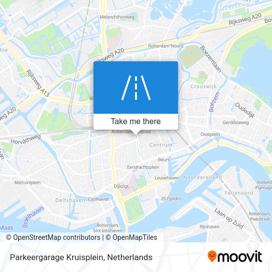 Parkeergarage Kruisplein map