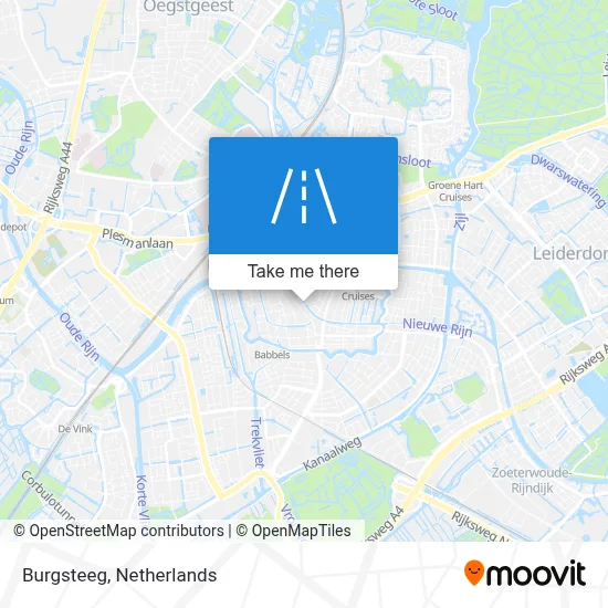 Burgsteeg map