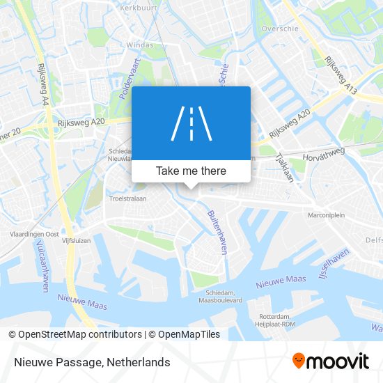 Nieuwe Passage map