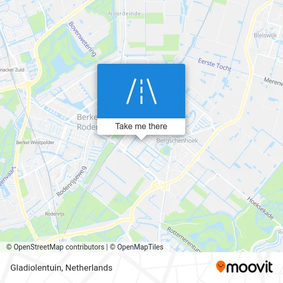 Gladiolentuin map