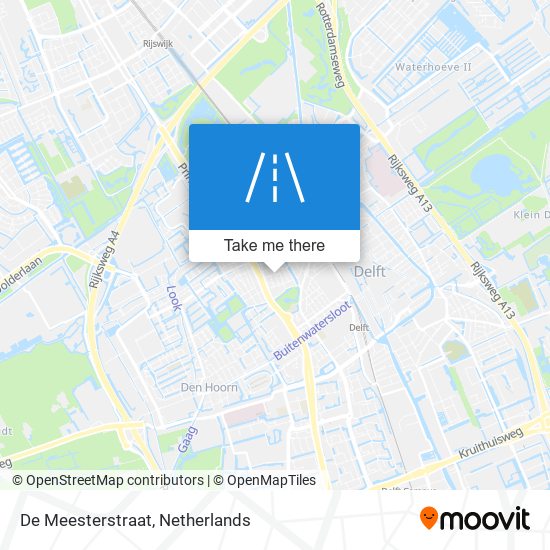 De Meesterstraat map