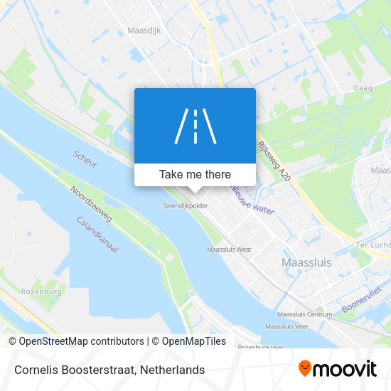 Cornelis Boosterstraat map