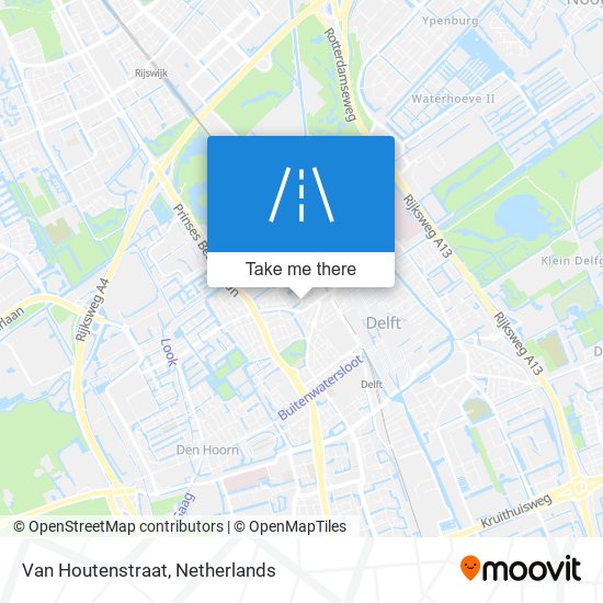 Van Houtenstraat map