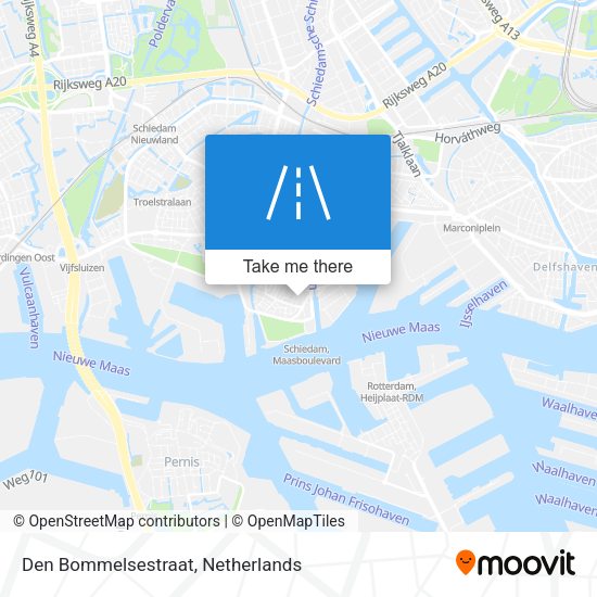 Den Bommelsestraat map