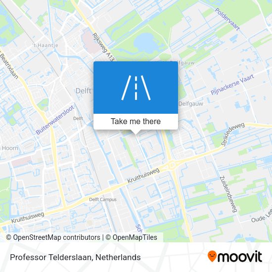 Professor Telderslaan map