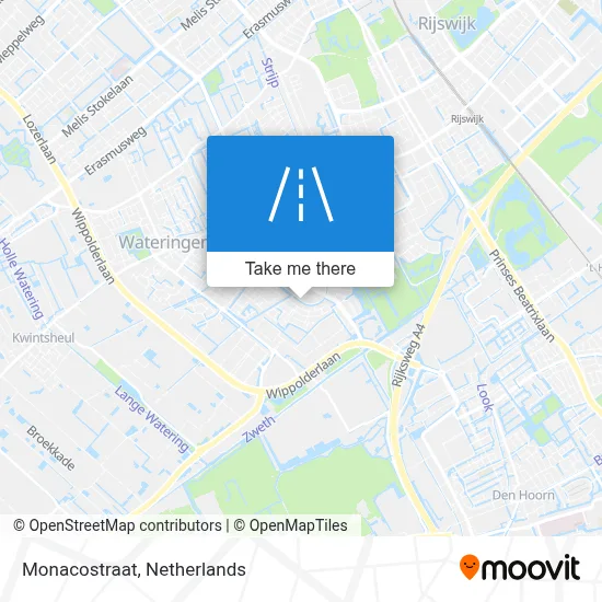 Monacostraat map